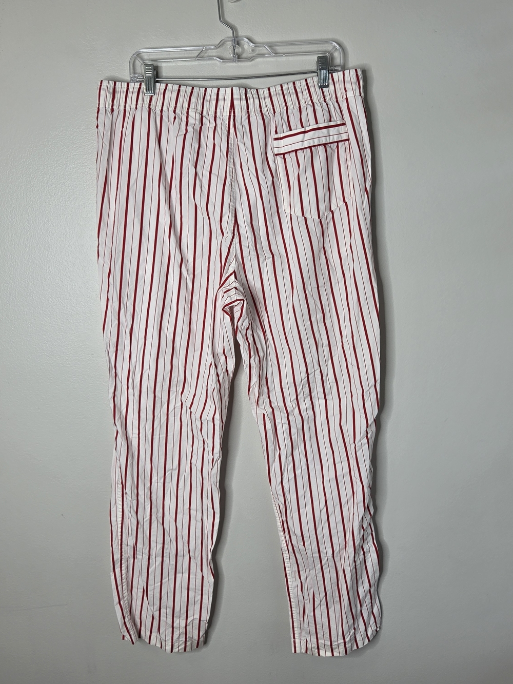 J Crew Peppermint Striped Cotton Poplin Pajama Pant Set - Picture 11 of 13
